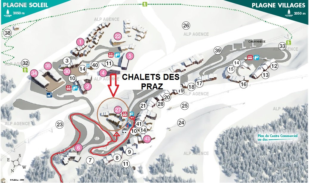 Chalet LES PRAZ -10 pers - PLAGNE VILLAGES - CHPRA119 - ref CHPRA119 - 21