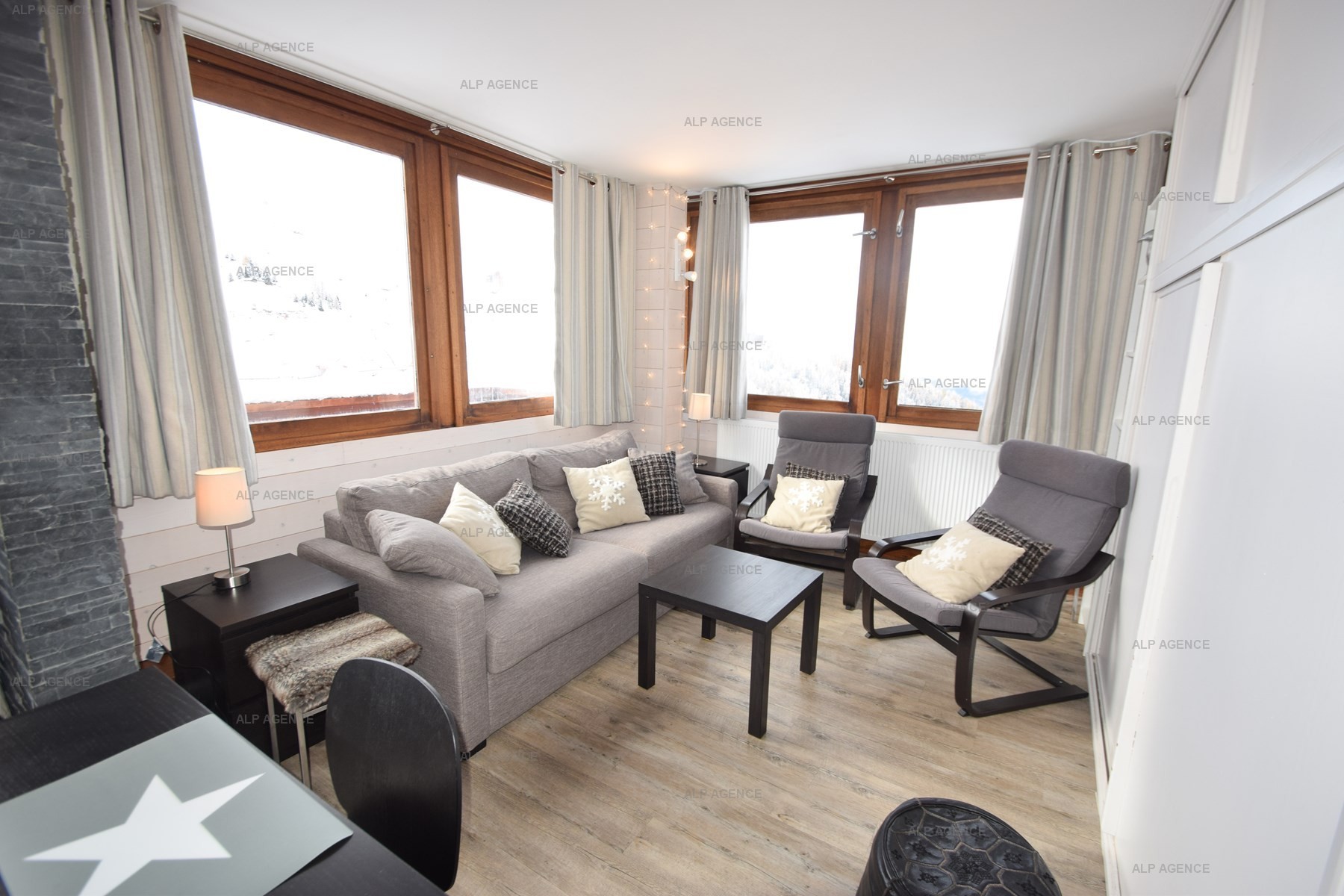 2 Pièces 5 pers - WIFI - LE MONT-BLANC - PLAGNE CENTRE - ref 151MB - 1