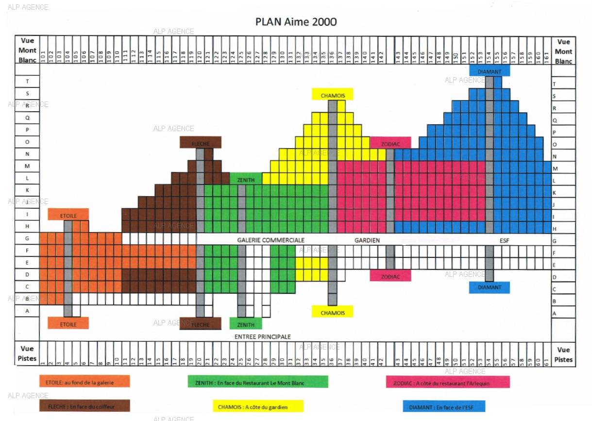 4 Pièces 7/8 pers - AIME 2000 - PLAGNE AIME 2000- WIFI - ref C124A2 - 16