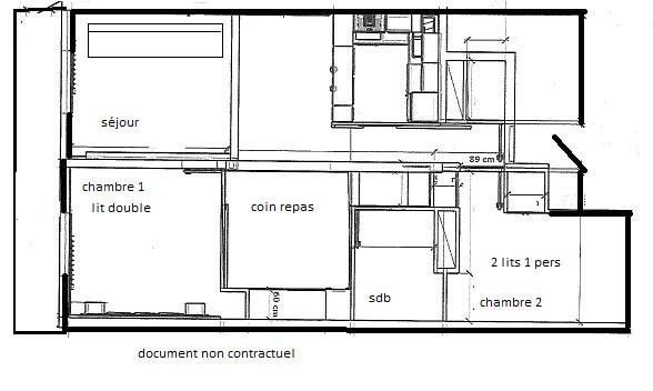 4 Pièces 8 personnes entièrement rénové - LE FRANCE - 933FR - PLAGNE CENTRE - ref 933FR - 6