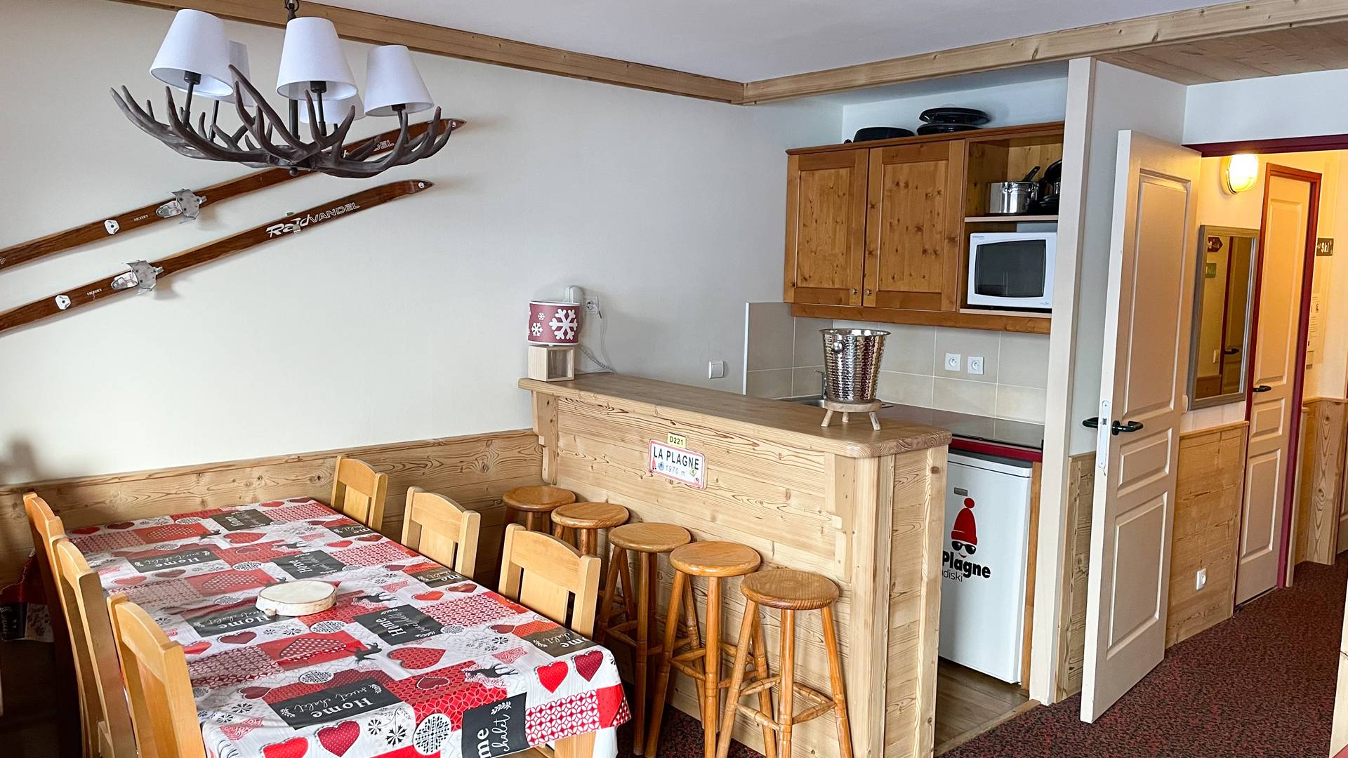 3 PIECES 6 pers balcon sud, sur pistes - PLAGNE SOLEIL - ref 102MSA - 3