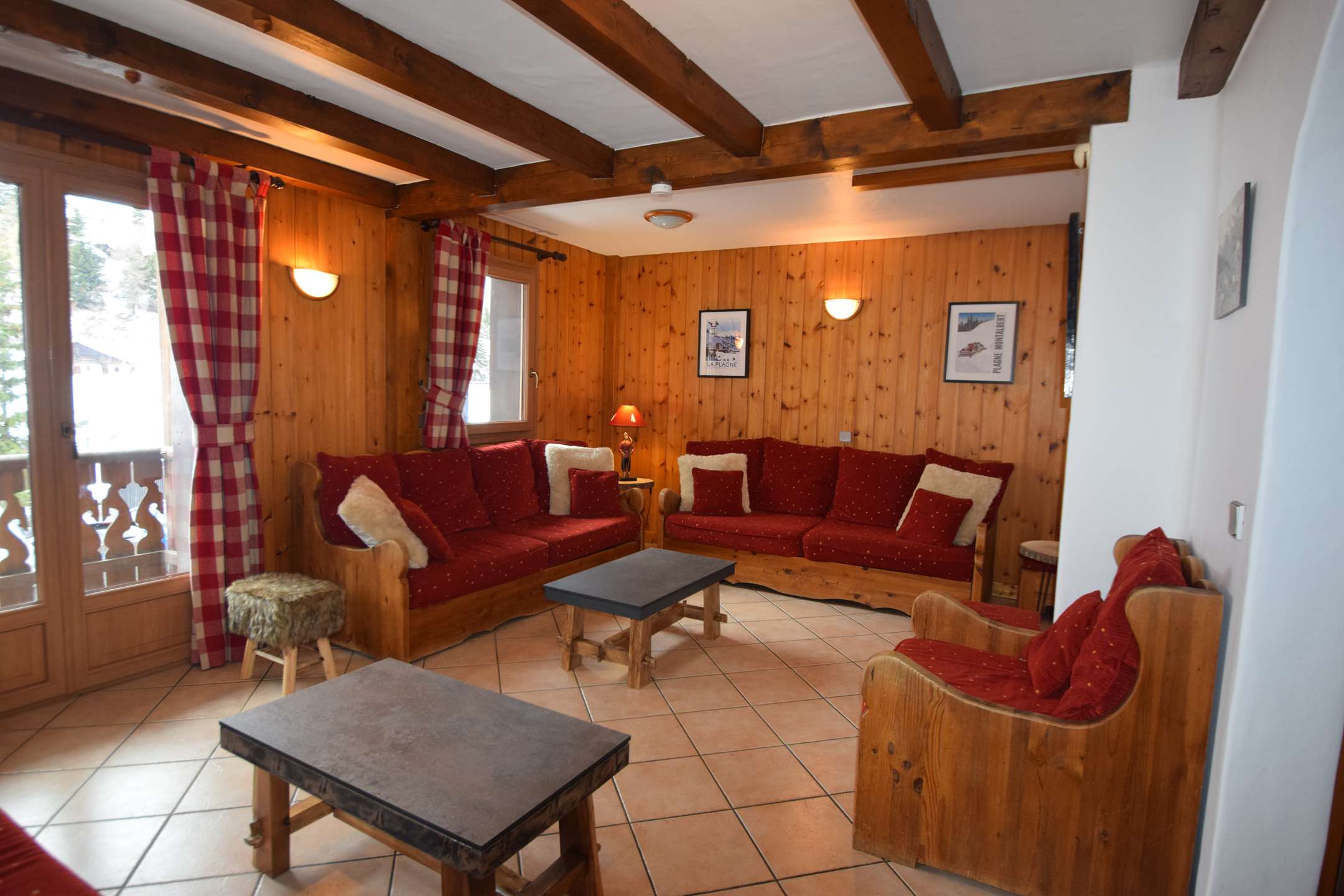 CHALET MITOYEN 10/12 pers - 100m des pistes SAUNA- WIFI - PLAGNE 1800 - ref CTBEC - 2