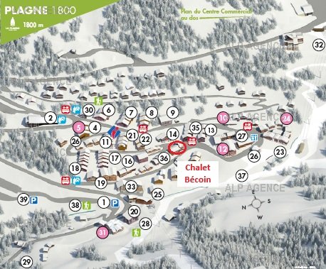 CHALET 10/12 people in PLAGNE 1800 - SAUNA - WIFI - CTBEC - ref CTBEC - 14