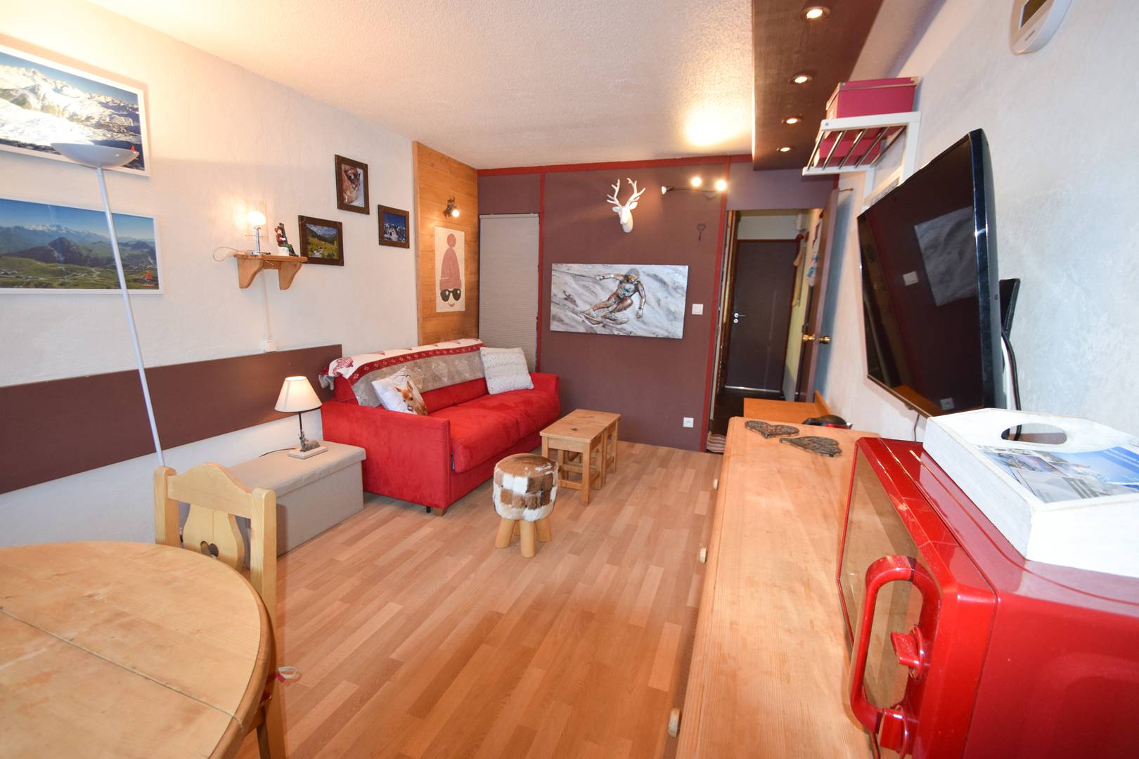 Studio 2 pers - LE FRANCE - PLAGNE CENTRE - classé 2* 3 cristaux - ref 737FR - 2