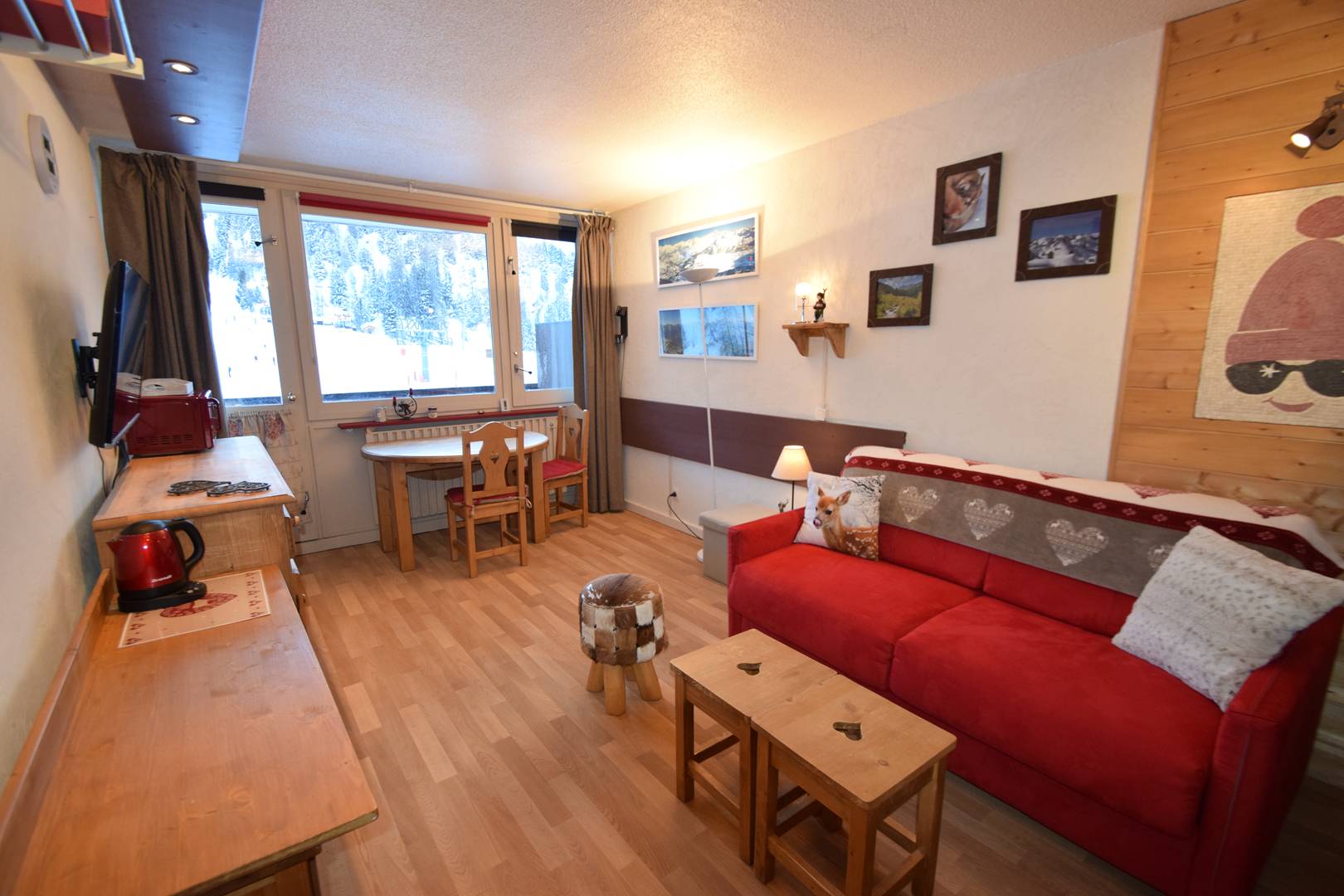Studio 2 pers - LE FRANCE - PLAGNE CENTRE - classé 2* 3 cristaux - ref 737FR - 4