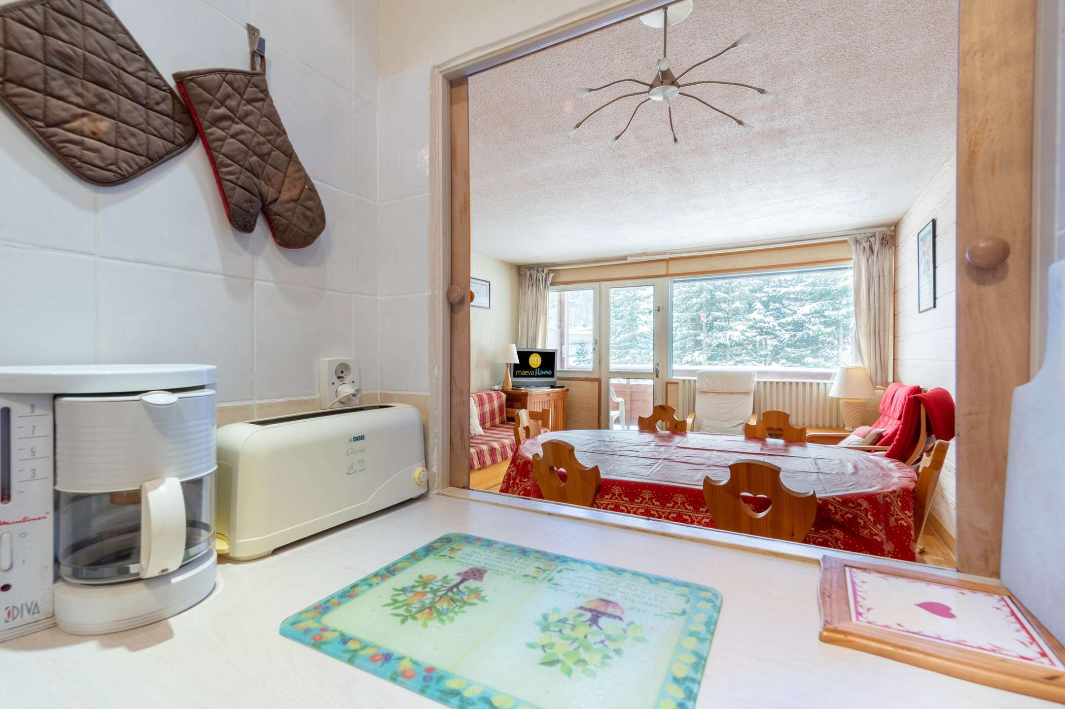 3 PIECES 6/7 pers. PLAGNE CENTRE - LE VENTOUX - Wifi, pied des pistes - ref 203VE - 8