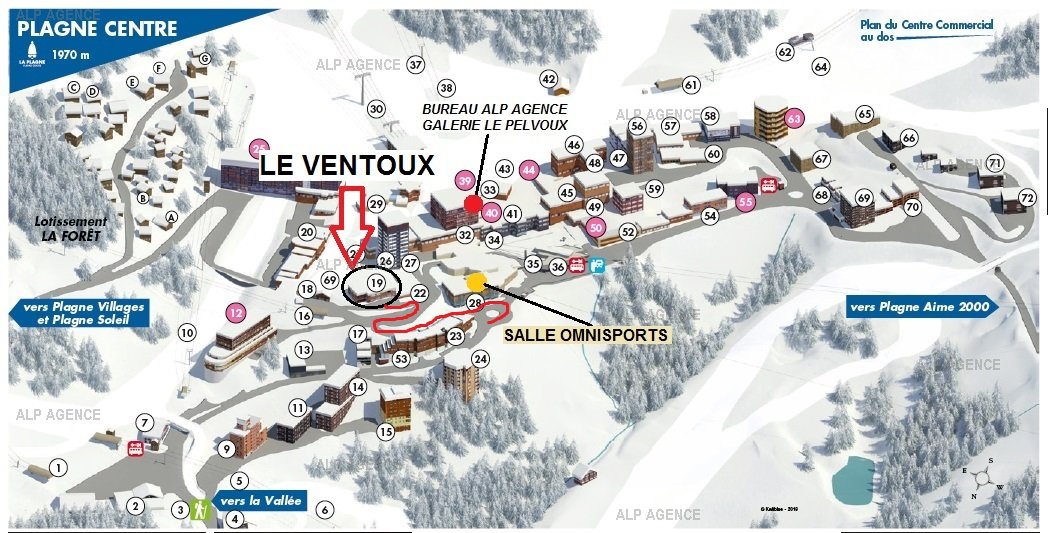 3 rooms apartment - Plagne Centre - LE VENTOUX - 203VE - Wifi - ski-in and ski-out - ref 203VE - 15