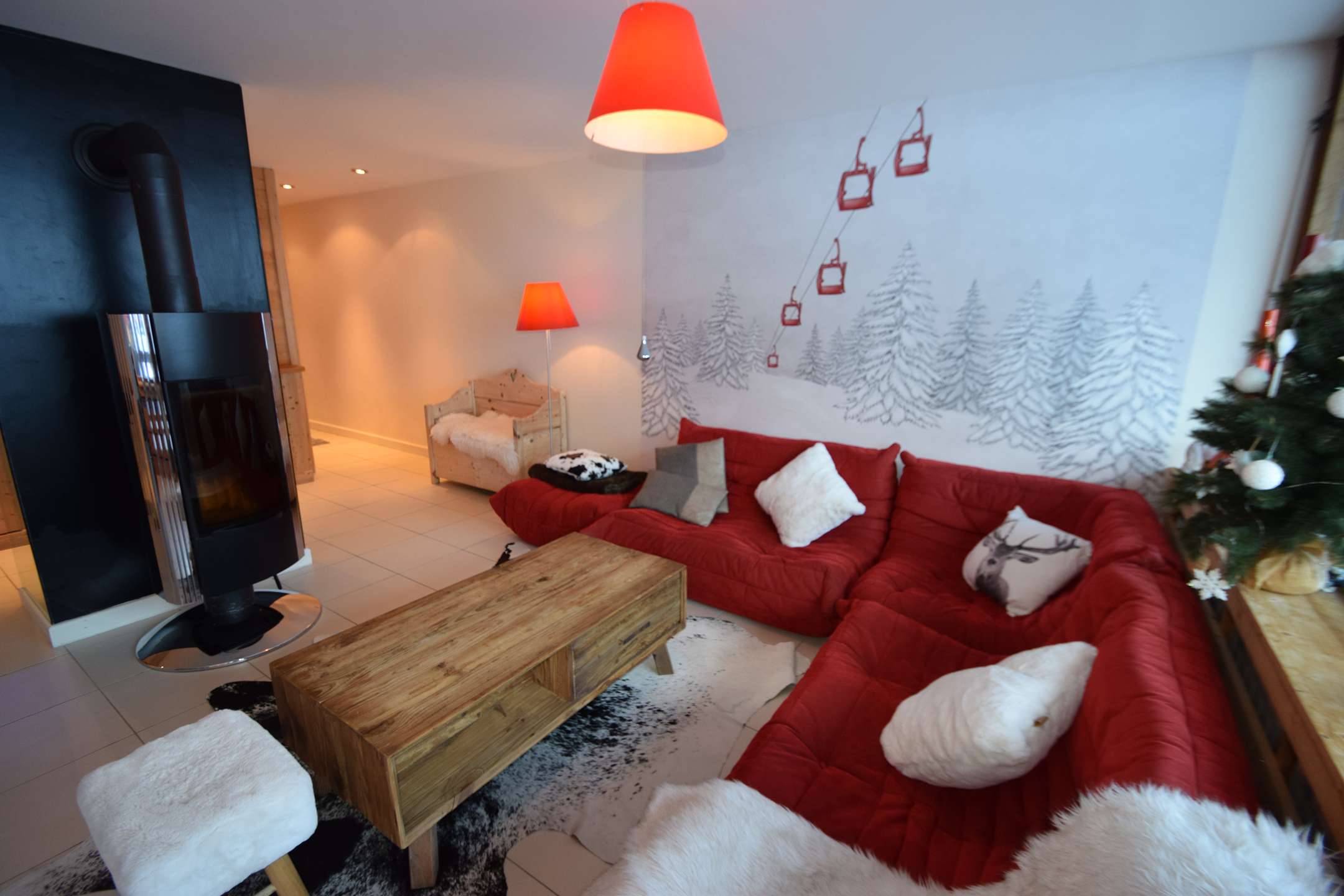 3 pièces 4/5 couchages, Plagne Centre , WIFI, Très bon confort -avec 1 parking souterrain - ref 123ND - 16