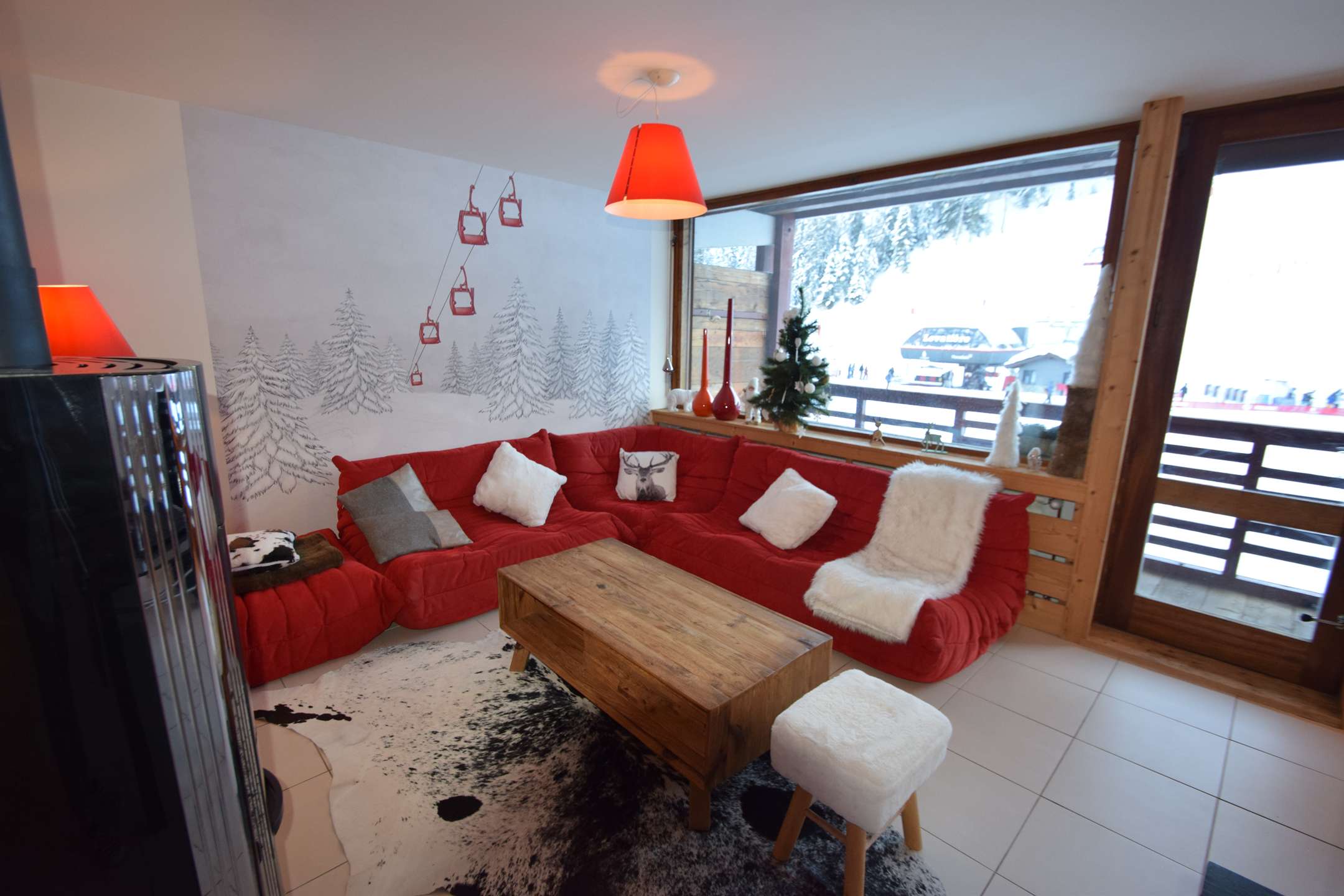 3 pièces 4/5 couchages, Plagne Centre , WIFI, Très bon confort - - ref 123ND - 17