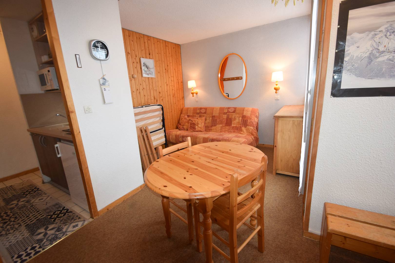 Studio 3 pers - LES HAMEAUX 2 - PLAGNE VILLAGES - ref 001H2 - 2