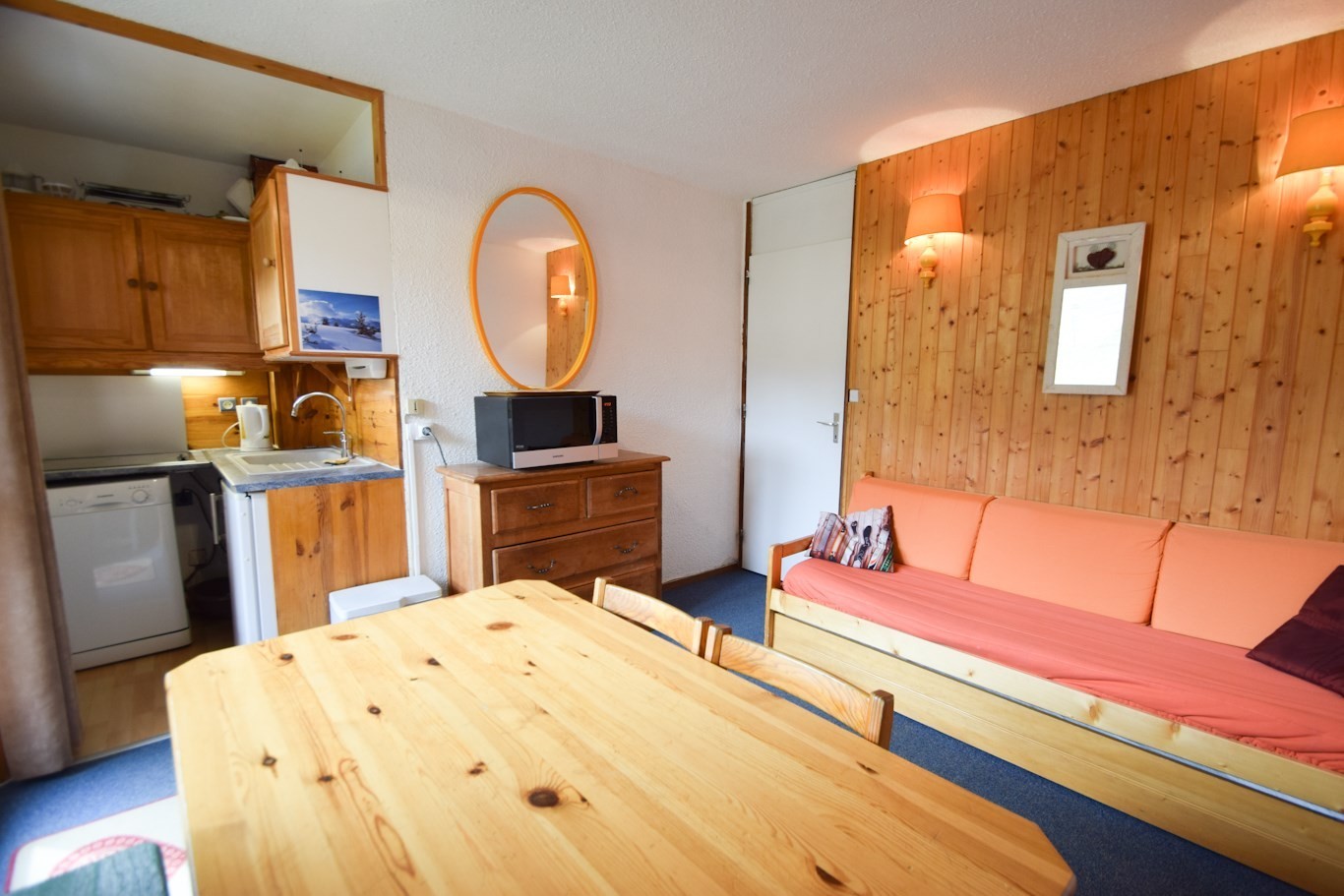 Studio 3/4 pers - LES HAMEAUX 1 - PLAGNE VILLAGES - ref 116H1 - 1