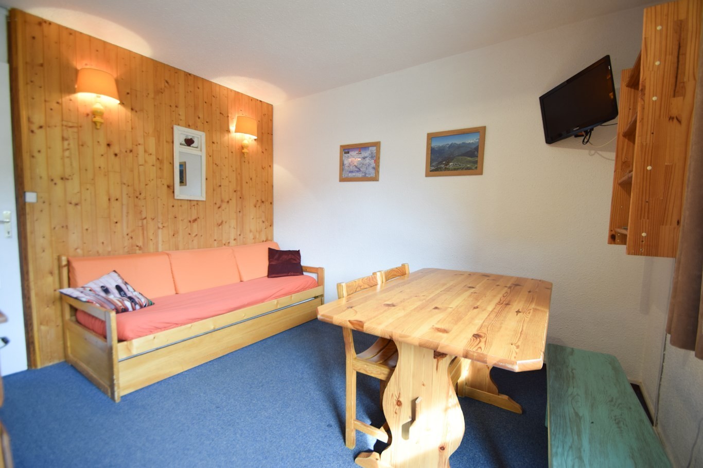 Studio 3/4 pers - LES HAMEAUX 1 - PLAGNE VILLAGES - ref 116H1 - 3