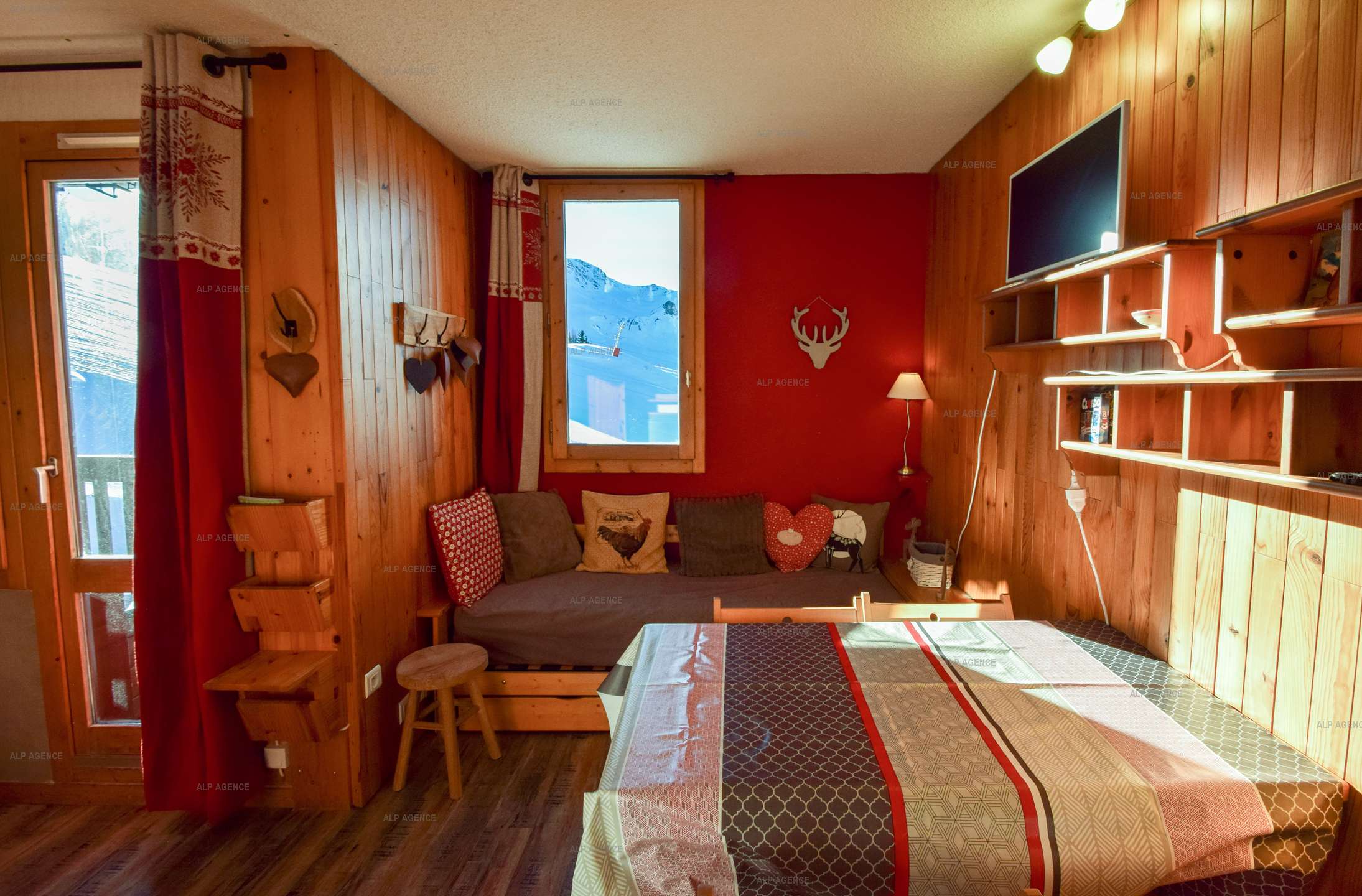 Studio 3/4 pers -LES GENTIANES - PLAGNE VILLAGES - ref E43GE - 1