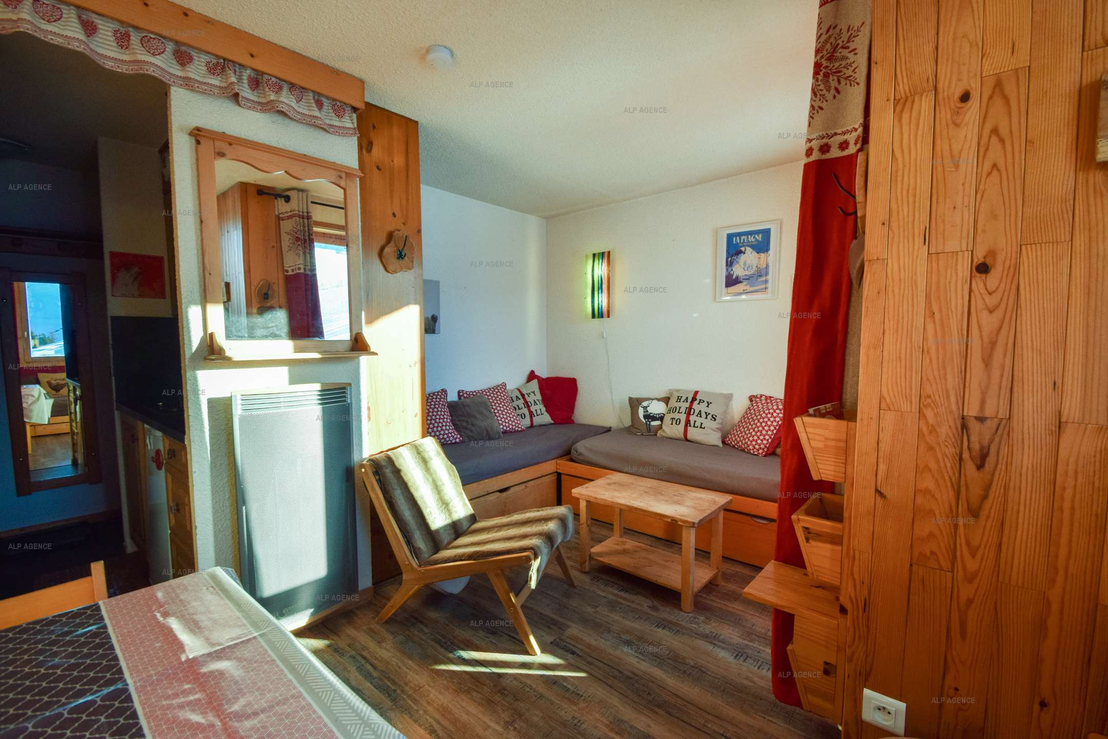 Studio 3/4 pers -LES GENTIANES - PLAGNE VILLAGES - ref E43GE - 4
