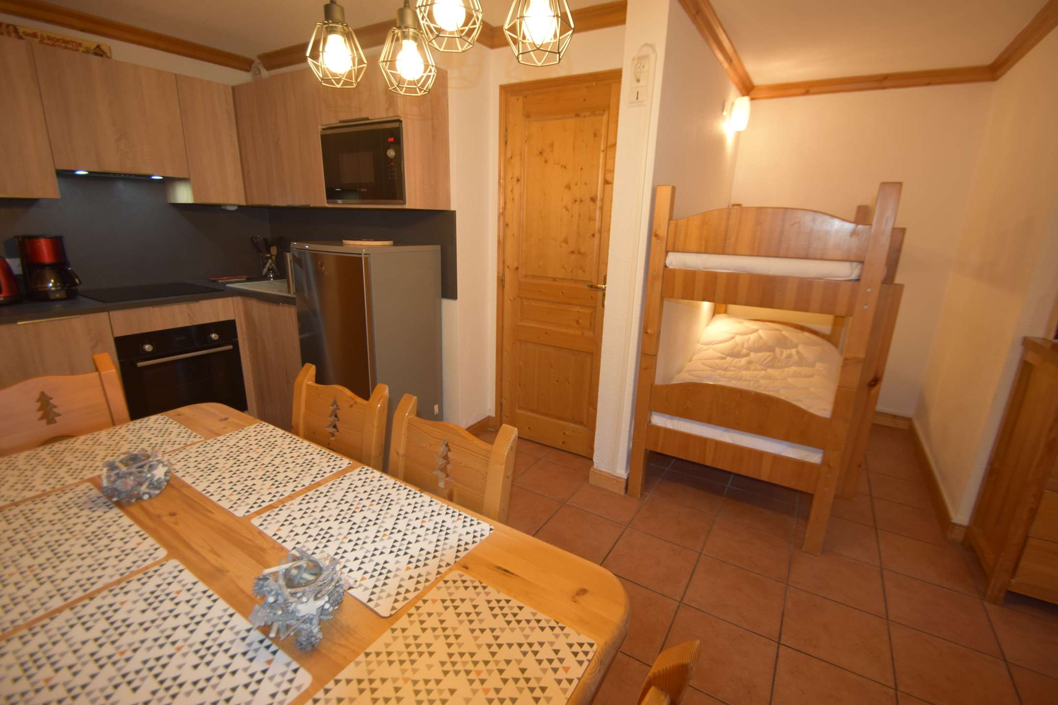 3 Pièces 6 pers - LES LODGES DES ALPAGES - PLAGNE SOLEIL - ref 413LDGA - 6