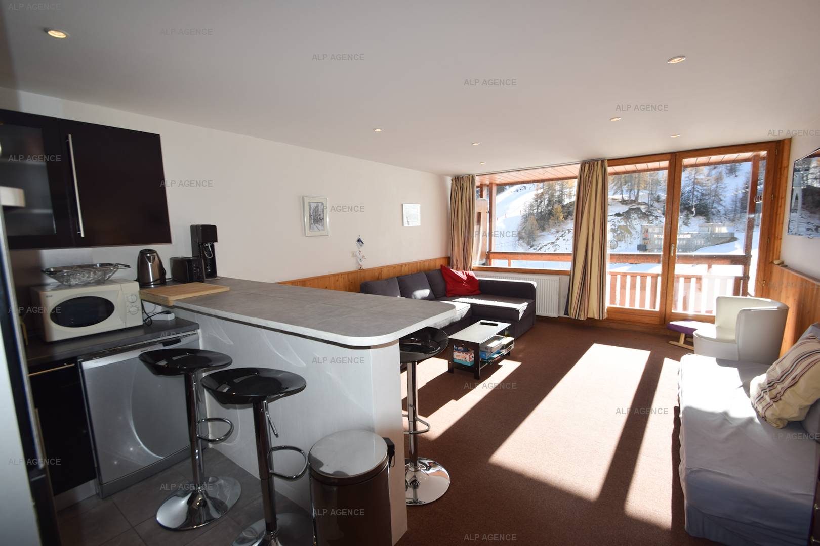 3 P 6/7 pers - LE FITZ ROY- PLAGNE CENTRE - ref 027FI - 2