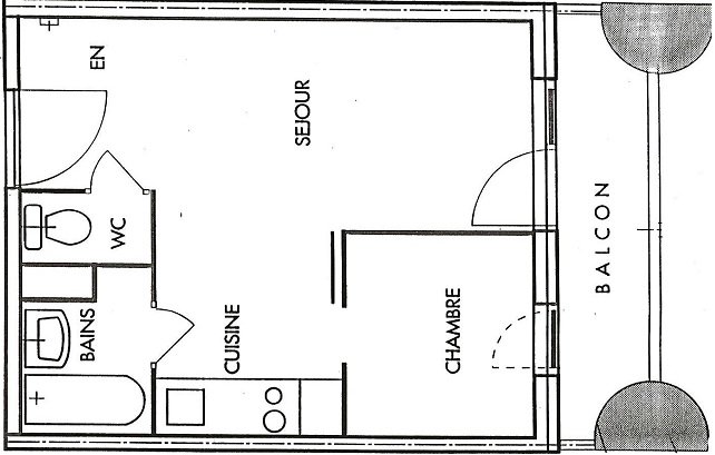 2 room Apt 4/5 people- WIFI- LE CERVIN - Plagne Soleil - ref 615CE - 6