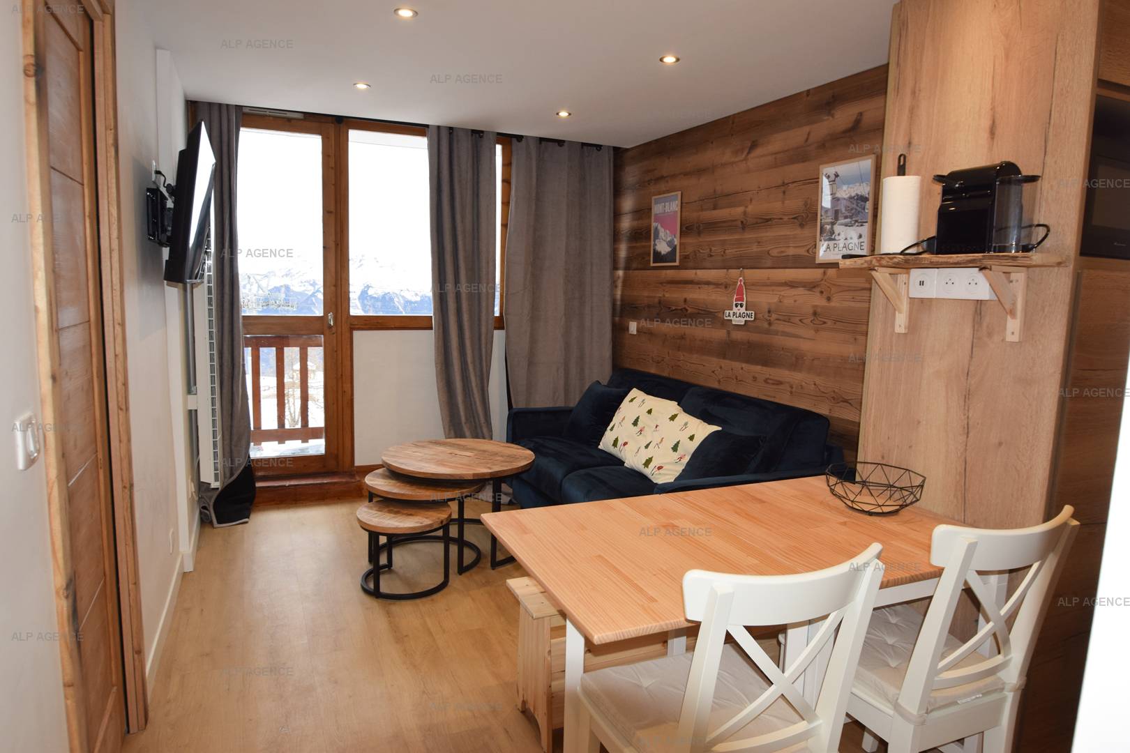 Studio Cabine 4/5 pers - LES AOLLETS - Plagne Villages - WIFI - ref 319AO - 2