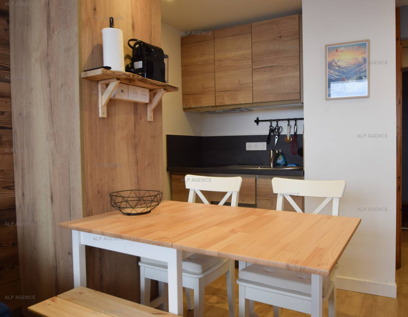 Studio Cabine 4/5 pers - LES AOLLETS - Plagne Villages - WIFI - ref 319AO - 3