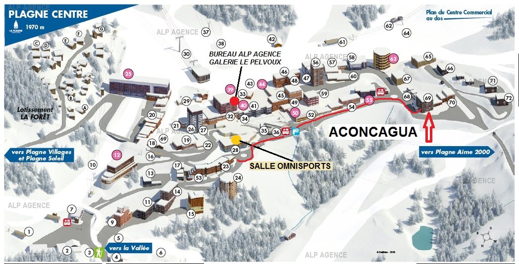 Studio 3/4 personnes - ACONCAGUA - PLAGNE CENTRE - ref 405AC - 5