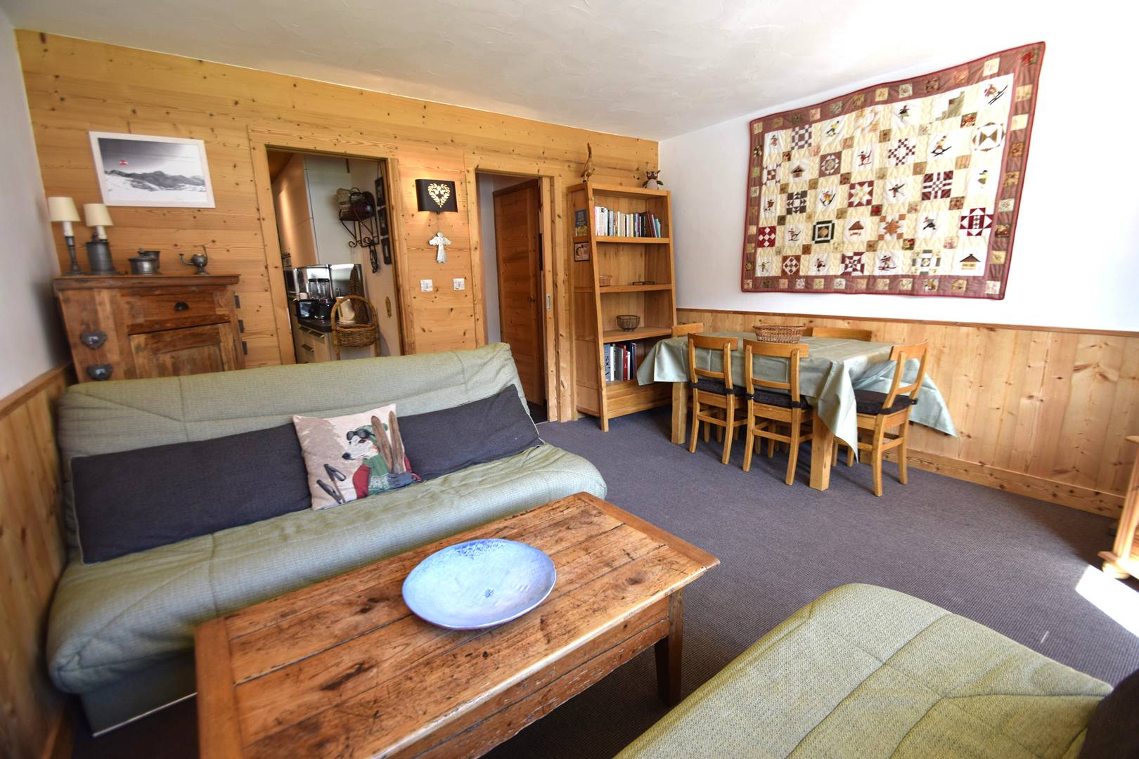3 ROOM APARTMENT - 6 PEOPLE- LE VERCORS - 105VR- PLAGNE CENTRE - ref 105VR - 2
