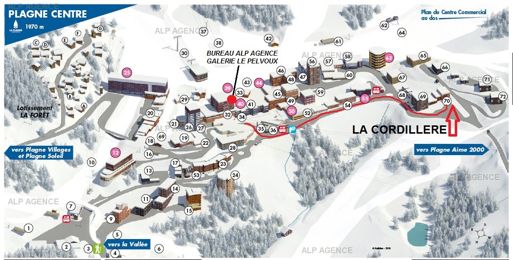 4P 6/7 personnes - LA CORDILLERE – 019CO - PLAGNE CENTRE - ref 019CO - 13