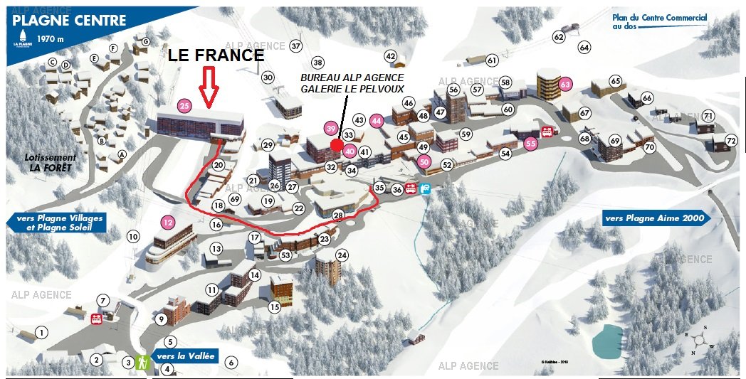 Studio 2/3 people - LE FRANCE - 102FR -PLAGNE CENTRE - ref 102FR - 12