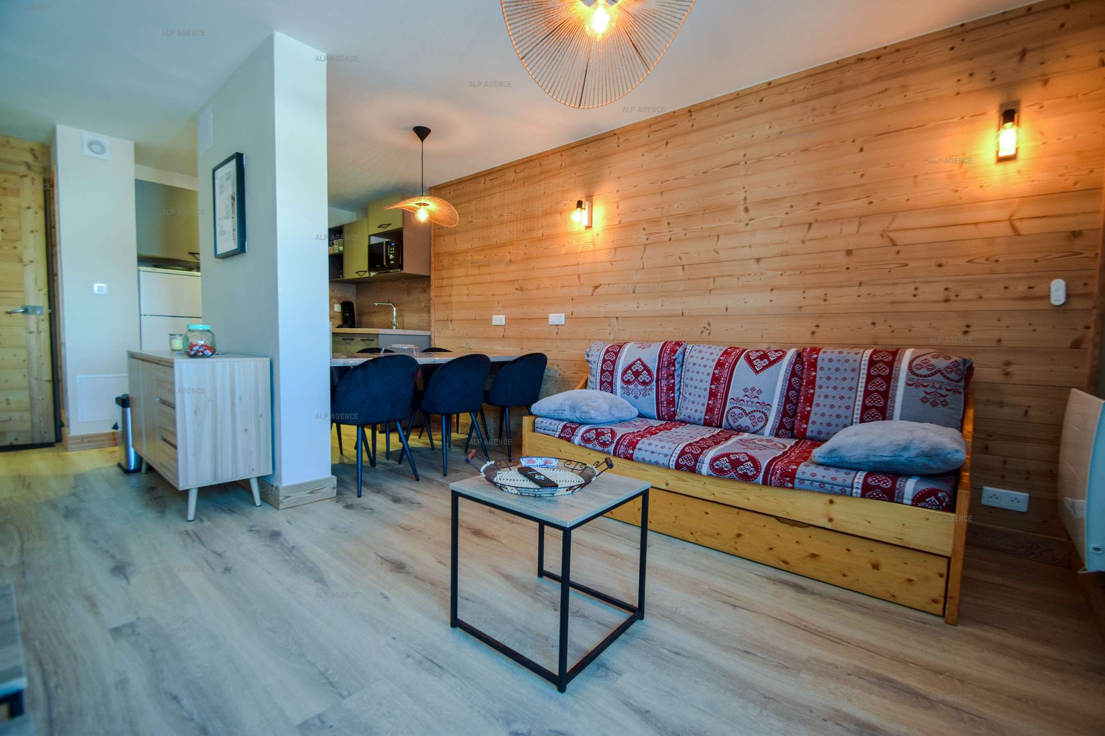 Appartement 2 pièces + cabine 6 pers - LES HAMEAUX 2 - PLAGNE VILLAGES - ref 211H2 - 1