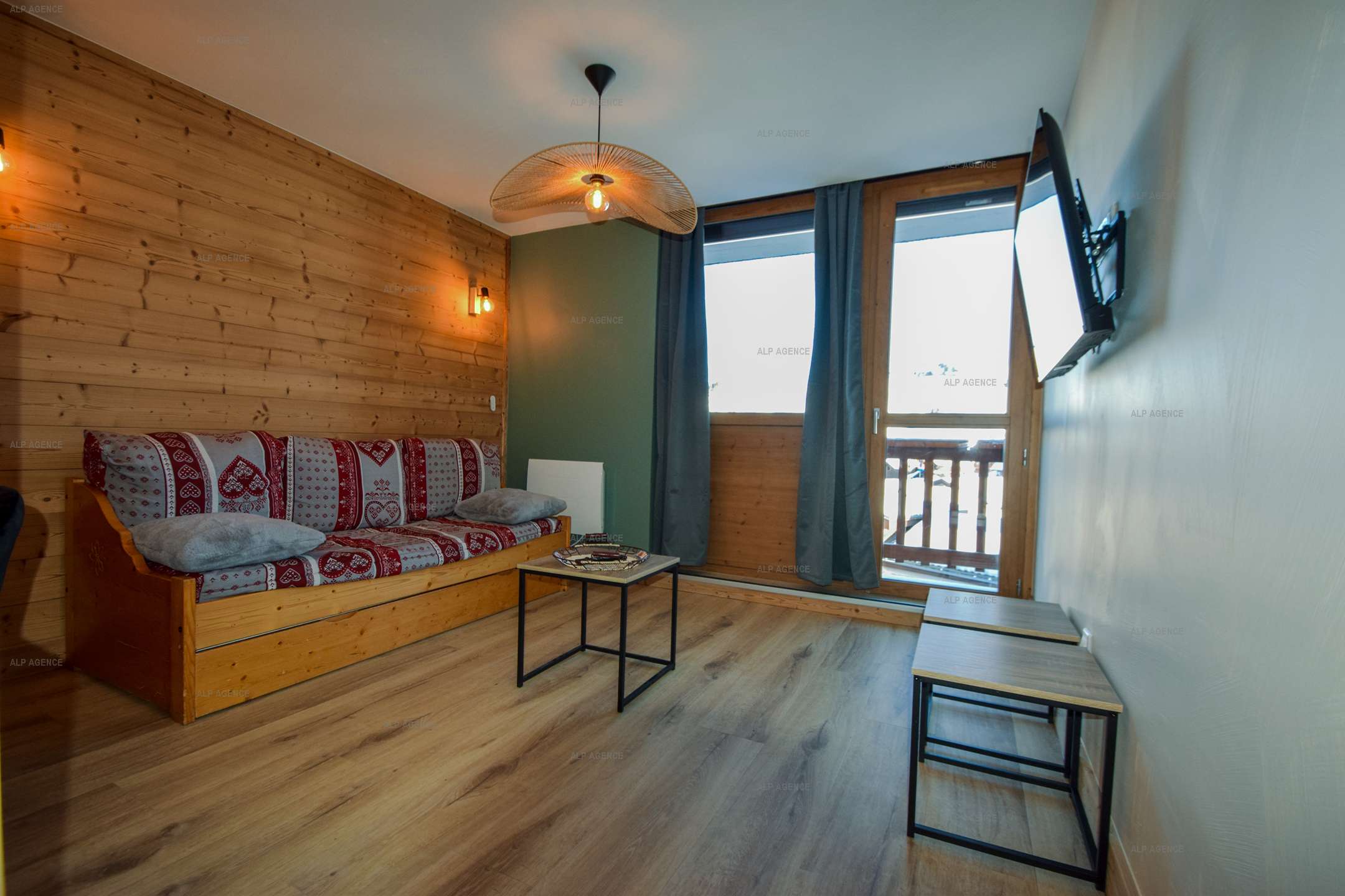 Appartement 2 pièces + cabine 6 pers - LES HAMEAUX 2 - PLAGNE VILLAGES - ref 211H2 - 2