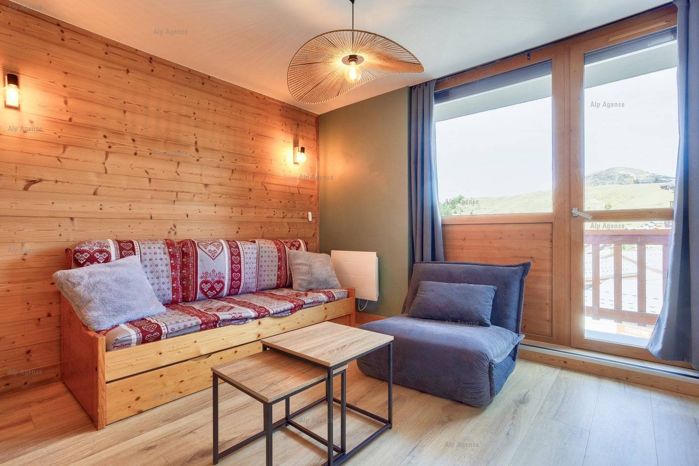 Appartement 2 pièces + cabine 6 pers - LES HAMEAUX 2 - 211H2 - PLAGNE VILLAGES - ref 211H2 - 1