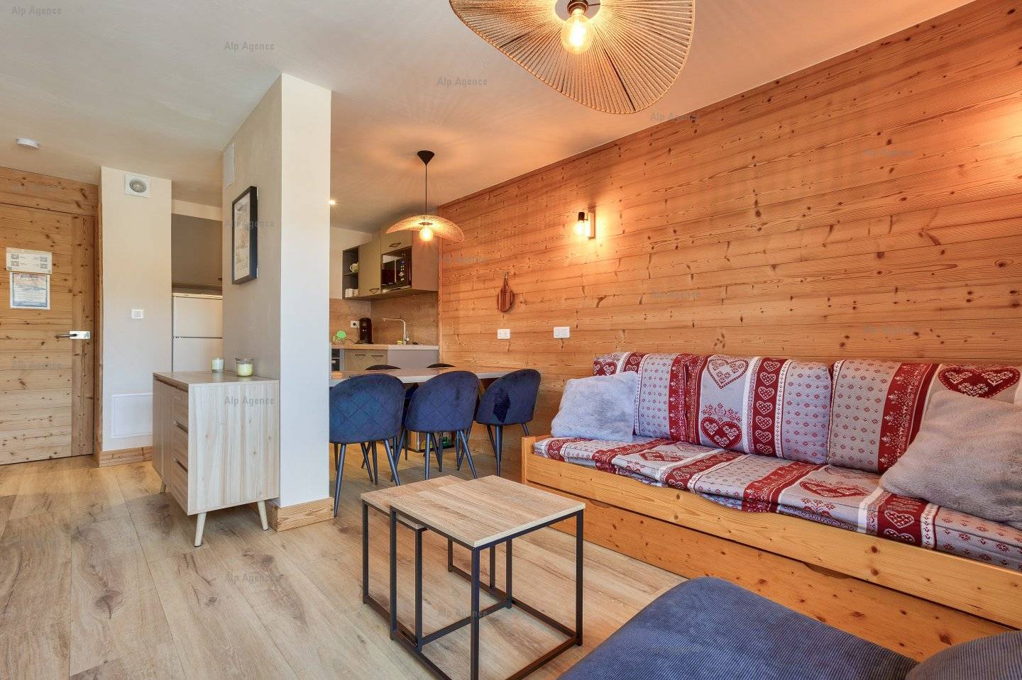 Appartement 2 pièces + cabine 6 pers - LES HAMEAUX 2 - 211H2 - PLAGNE VILLAGES - ref 211H2 - 2