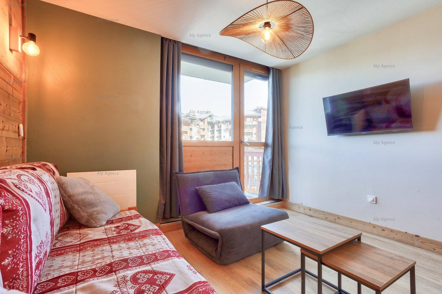 Appartement 2 pièces + cabine 6 pers - LES HAMEAUX 2 - 211H2 - PLAGNE VILLAGES - ref 211H2 - 4