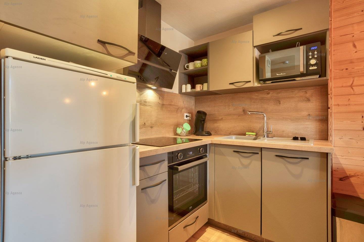 Appartement 2 pièces + cabine 6 pers - LES HAMEAUX 2 - 211H2 - PLAGNE VILLAGES - ref 211H2 - 6