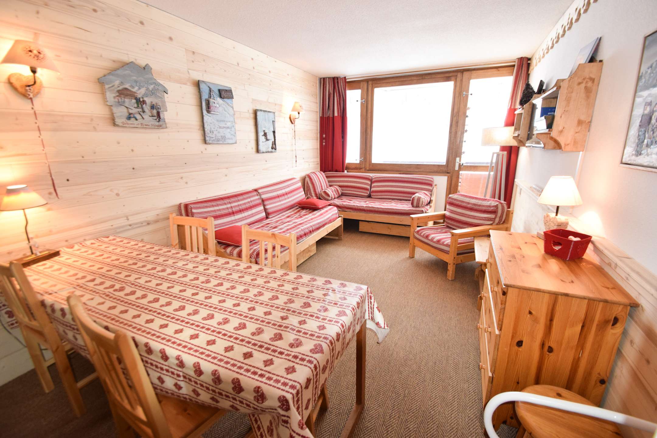2 Pièces cabine 5 pers - LE FRANCE - PLAGNE CENTRE - bon confort - ref 833FR - 1