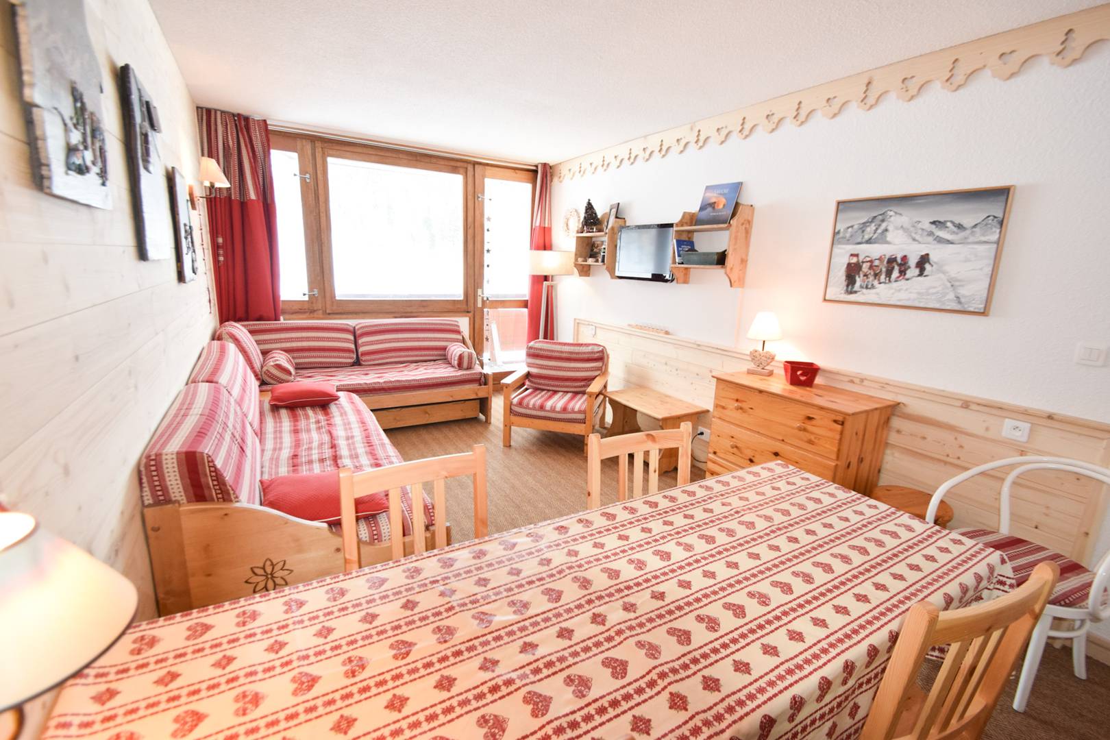 2 Pièces cabine 5 pers - LE FRANCE - PLAGNE CENTRE - bon confort - ref 833FR - 2
