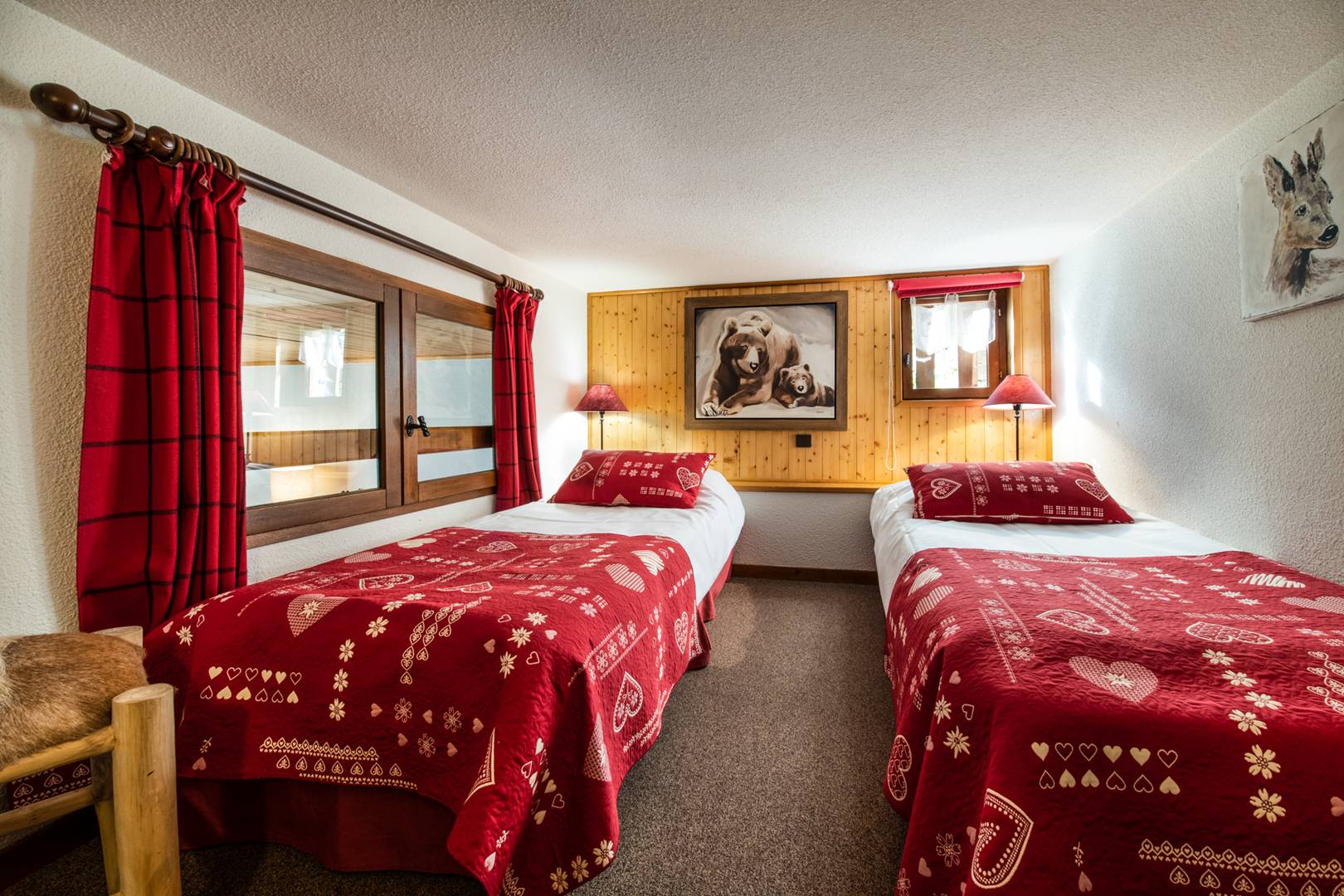 N°30 : 4 people mezzanine studio incl. swimmingpool, sauna, hammam - ref Club Alpina n°30 - 4