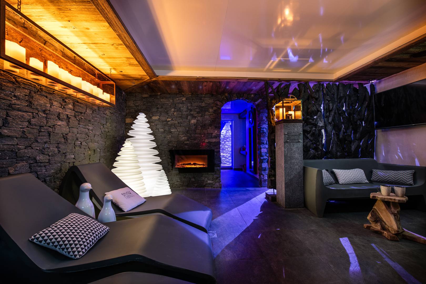 N°4 : 3 pièces 4/6 pers. PISCINE sauna hammam - ref Club Alpina n°4 - 11